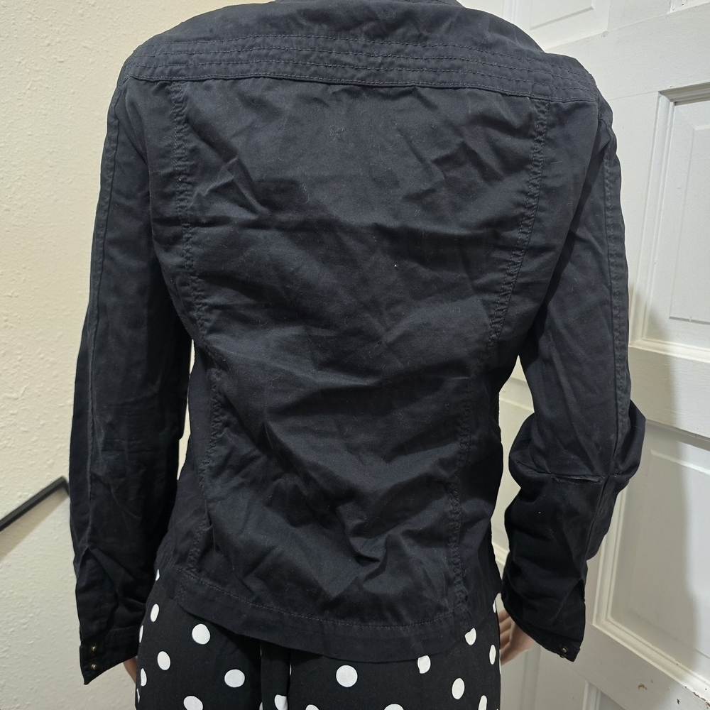 Express Black Utility Jacket for Women - Picture 4 of 7